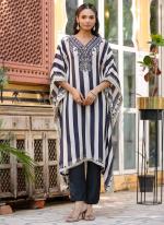 Muslin Multi Color Eid Wear Zardosi Work Readymade Kaftan